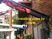 Hire Level 2 Electrician - Installing Power Poles & Overhead Lines