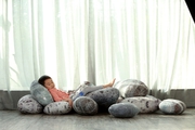 Living Stone Pebble Pillows ( 6Pcs/Set)